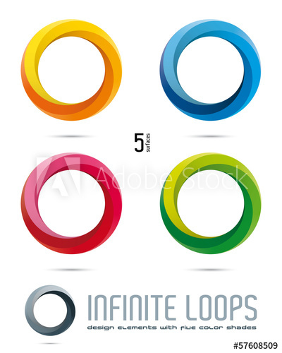 400x500 Infinite Loop Vector Design Elements
