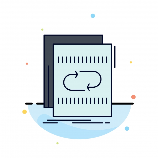 640x640 Audio Loop Mix Sound Flat Color Icon Vector, Bass, Closeup