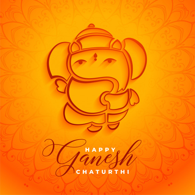 Hindu Lord Ganesha Happy Ganesh Chaturthi Festival Greeting Vector 626x626 Hindu Lord Ganesha Happy Ganesh Chaturthi Festival Greeting Vector