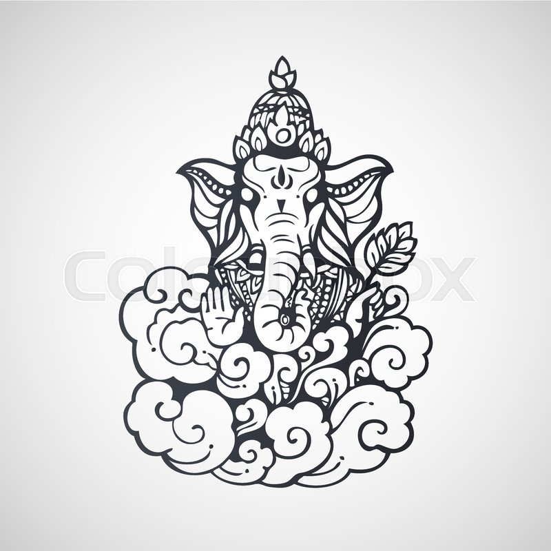 Illustration Of Lord Ganesha, Vector Stock Vector Colourbox 800x800 Illustration Of Lord Ganesha, Vector Stock Vector Colourbox
