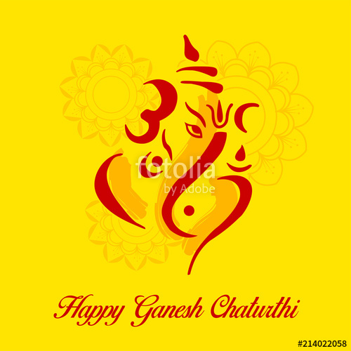 Creative Vector Illustration Of Lord Ganesha In Paint Style 500x500 Creative Vector Illustration Of Lord Ganesha In Paint Style
