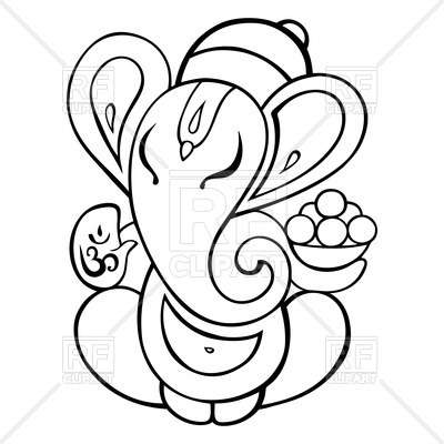 Outline Of Lord Ganesha Vector Image Of Plants And Animals 400x400 Outline Of Lord Ganesha Vector Image Of Plants And Animals