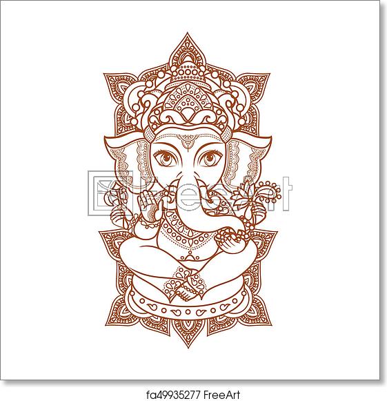 Free Art Print Of Lord Ganesha Vector Illustration Lord Ganesha 561x581 Free Art Print Of Lord Ganesha Vector Illustration Lord Ganesha