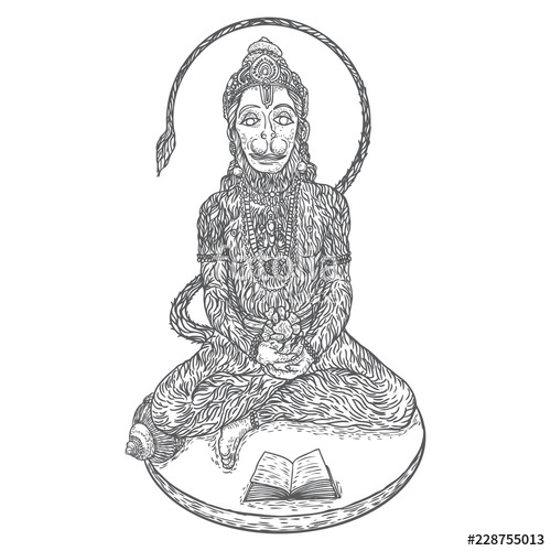 Lord Hanuman For Navratri Festival Of India 500x500 Lord Hanuman For Navratri Festival Of India