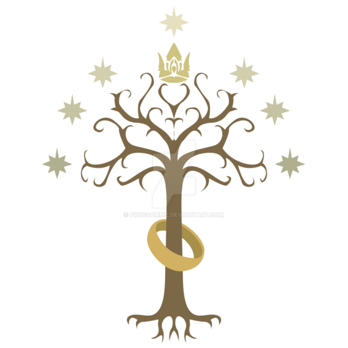 700x700 Lord Of The Rings Inspired Tree Png Logo Vector, Clipart