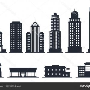 300x300 Stock Photo Outline Los Angeles Skyline With Blue Buildings Vector