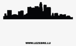 300x181 Los Angeles Skyline Silhouette Png, Transparent Los Angeles