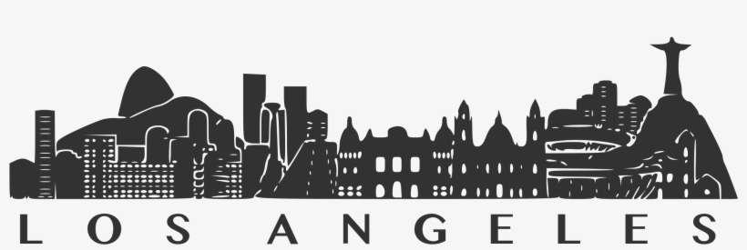 820x275 Los Angeles Skyline Png