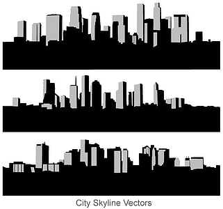 321x300 Los Angeles Skyline Design Free Graphics Uihere