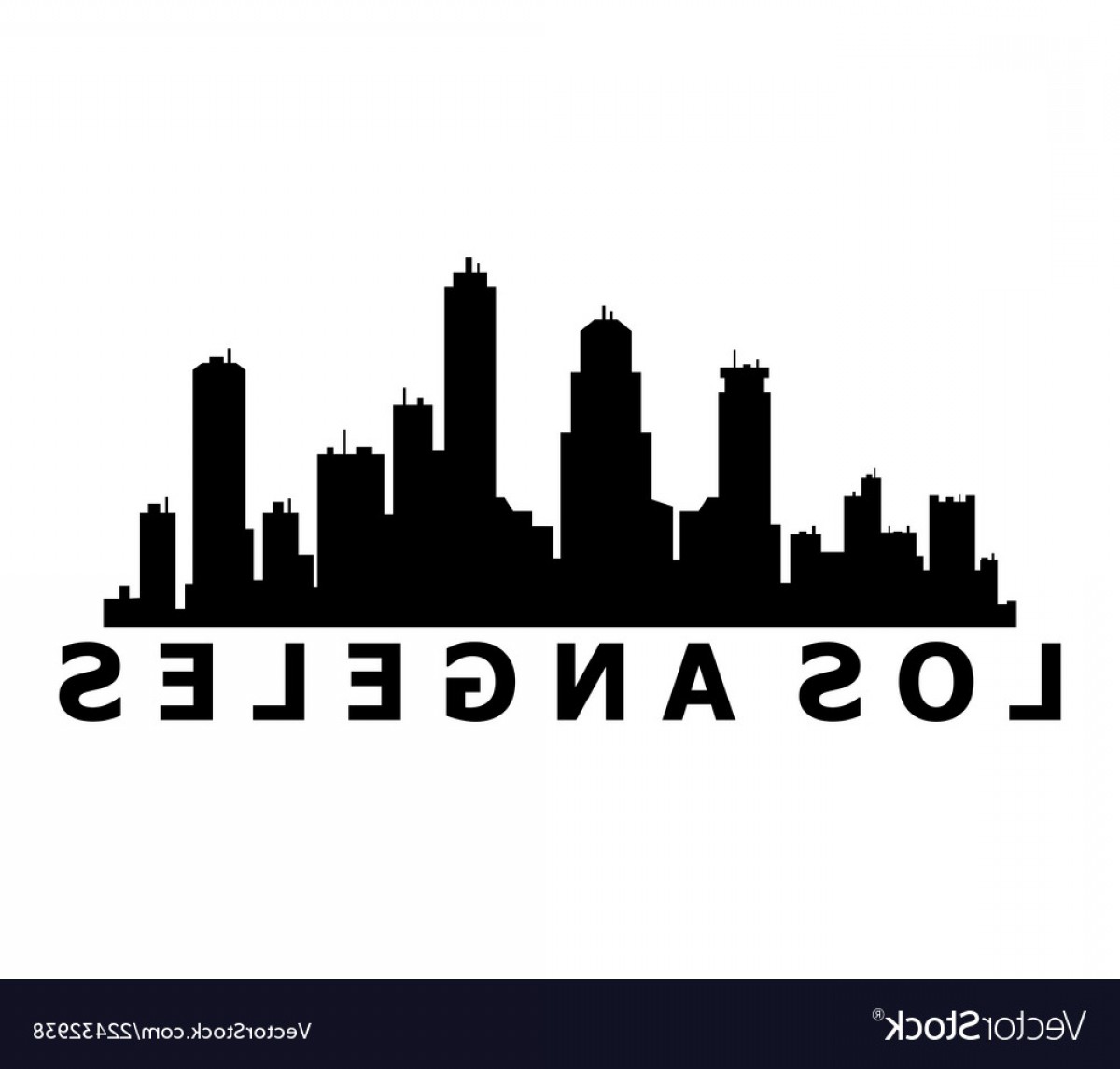 Los Angeles Skyline Vector at Vectorified.com | Collection of Los ...