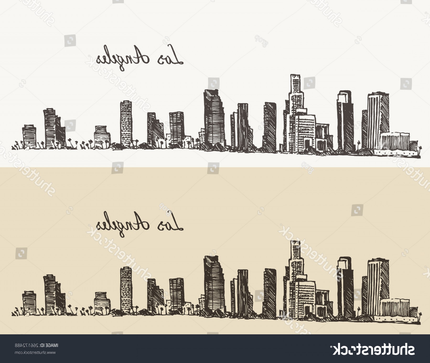 1800x1519 Los Angeles Skyline California Vintage Engraved Hoodamathrun