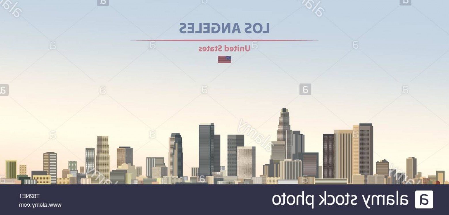 Los Angeles City Skyline On Beautiful Daytime Background Vector 1560x747 Los Angeles City Skyline On Beautiful Daytime Background Vector