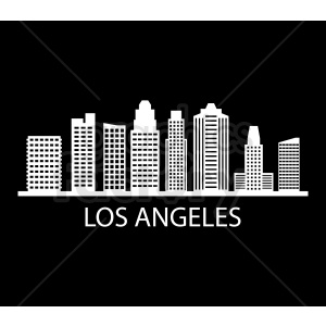 Downtown Los Angeles Vector On Black Clipart Royalty Free Gif 300x300 Downtown Los Angeles Vector On Black Clipart Royalty Free Gif