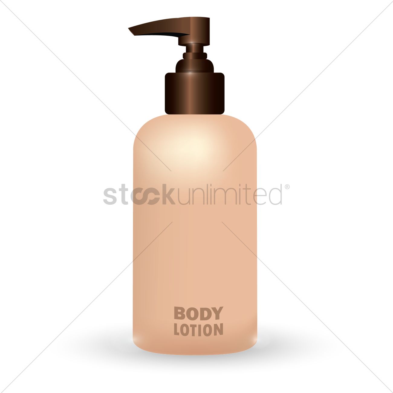 1300x1300 Body Lotion Vector Image