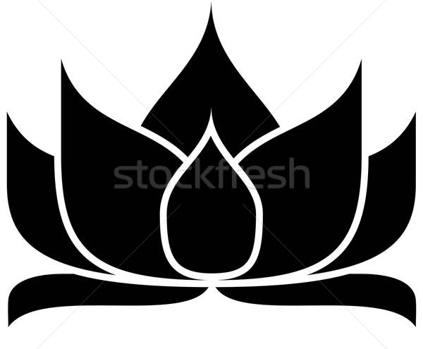 Lotus Flower Silhouette Vector At Collection Of Lotus Flower Silhouette Vector 3430