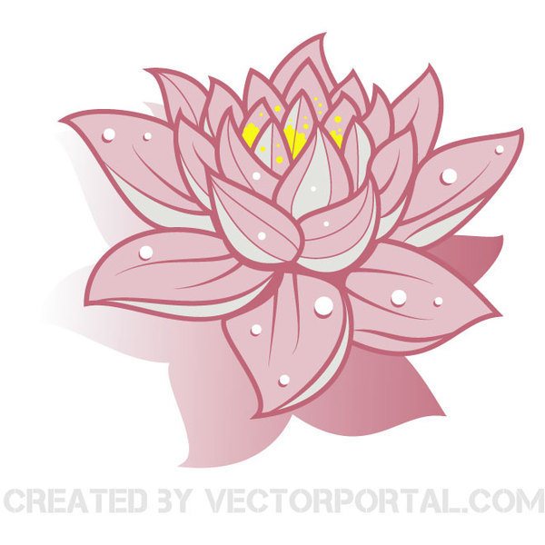 600x600 Free Vector Lotus Flower Free Vectors Ui Download