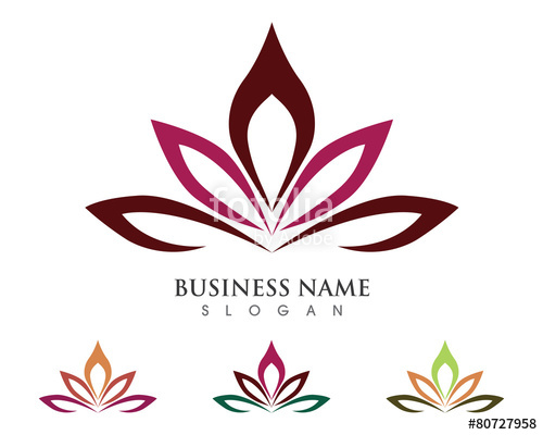 500x400 Lotus Flower Logo Stock Image And Royalty Free Vector
