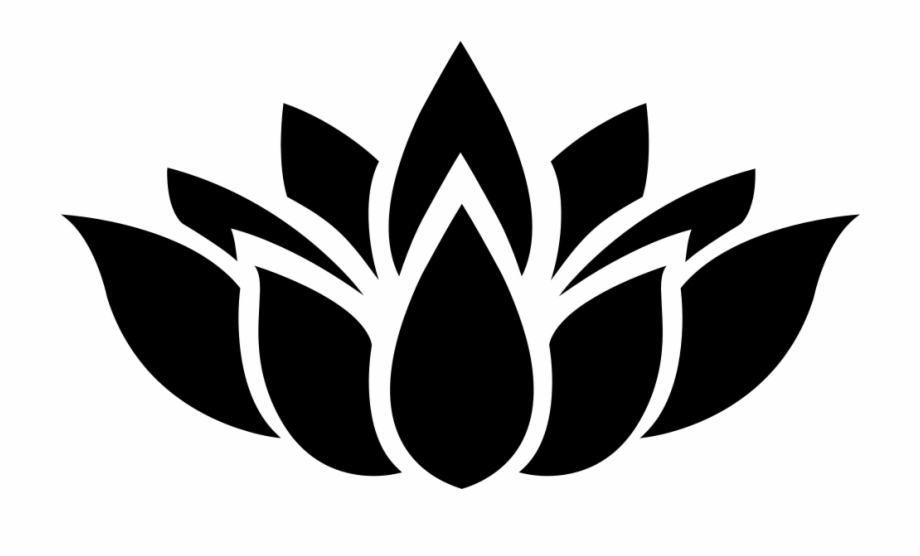 920x556 Lotus Flower Silhouette