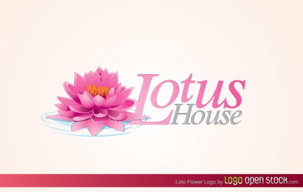 600x380 Lotus Flower Logo Vector Free