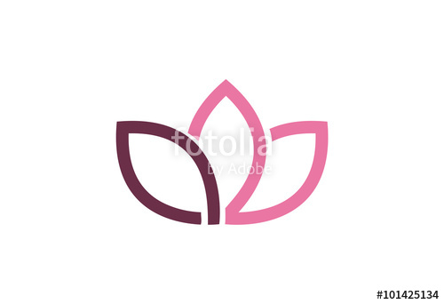 500x342 Lotus Flower Logo Vector Stock Image And Royalty Free Vector