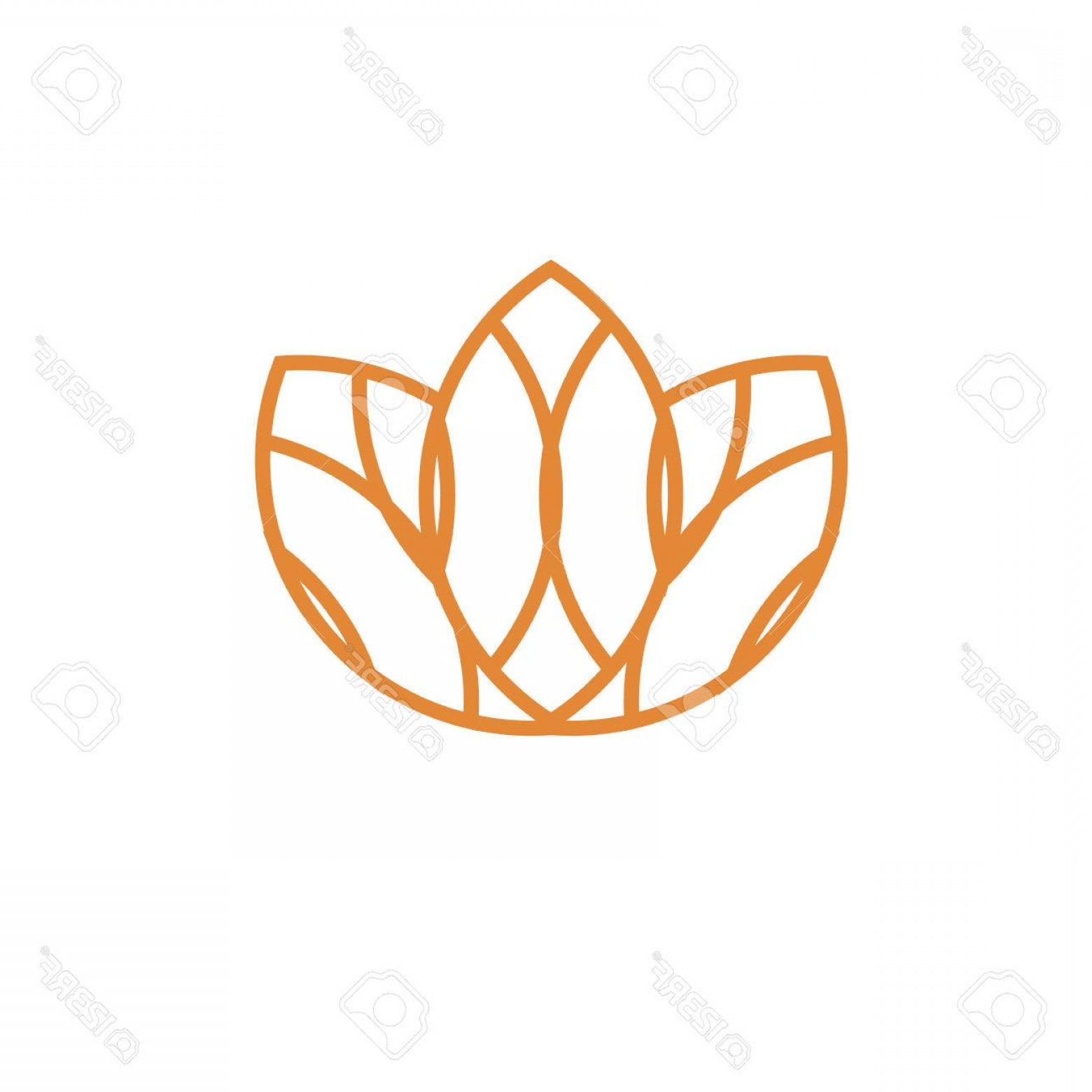 1560x1560 Photostock Vector Modern Lotus Logo Lotus Flower Logo Beauty Logo