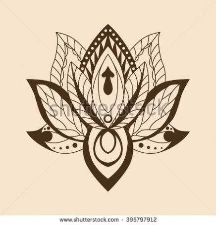 436x455 Royalty Free Lotus Mandala Vector Ornamental Lotus