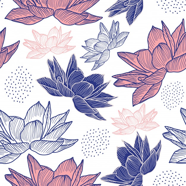 626x626 Lotus Pattern Vectors, Photos And Free Download