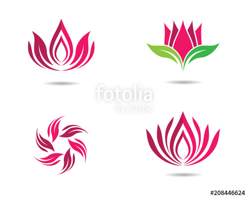 500x400 Lotus Vector Icon Stock Image And Royalty Free Vector