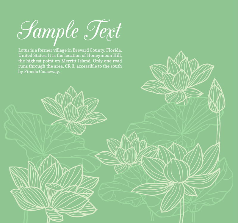 800x750 Hand Painted Lotus Vector Free Graphics Uihere