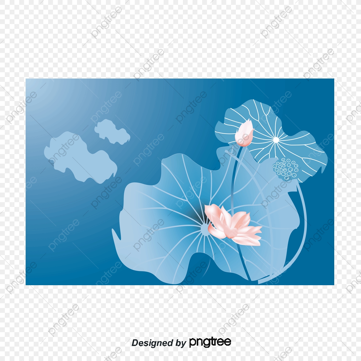 1200x1200 Lotus Vector Material, Lotus Vector, Vector, Free Download Png