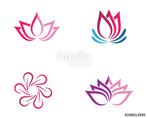 500x400 Lotus Vector Icon Stock Image And Royalty Free Vector