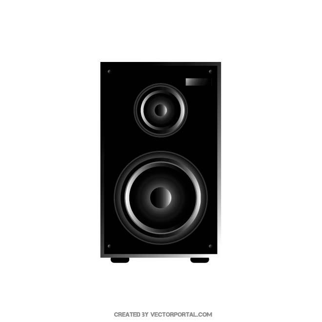 660x660 Loudspeaker Vector Clip Art