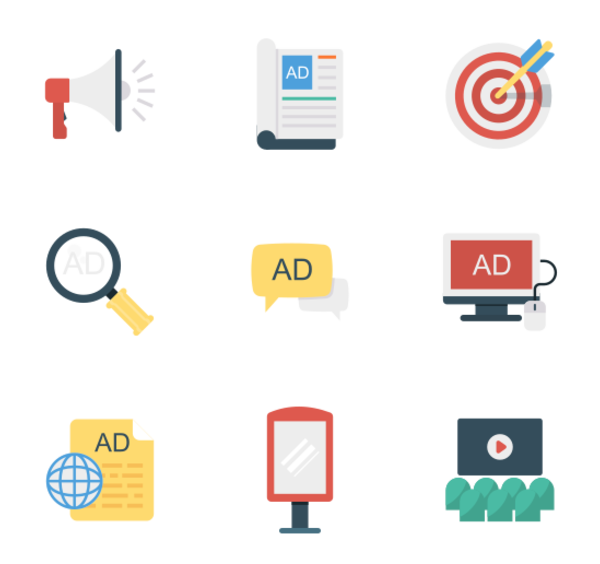 600x564 Loudspeaker Icons