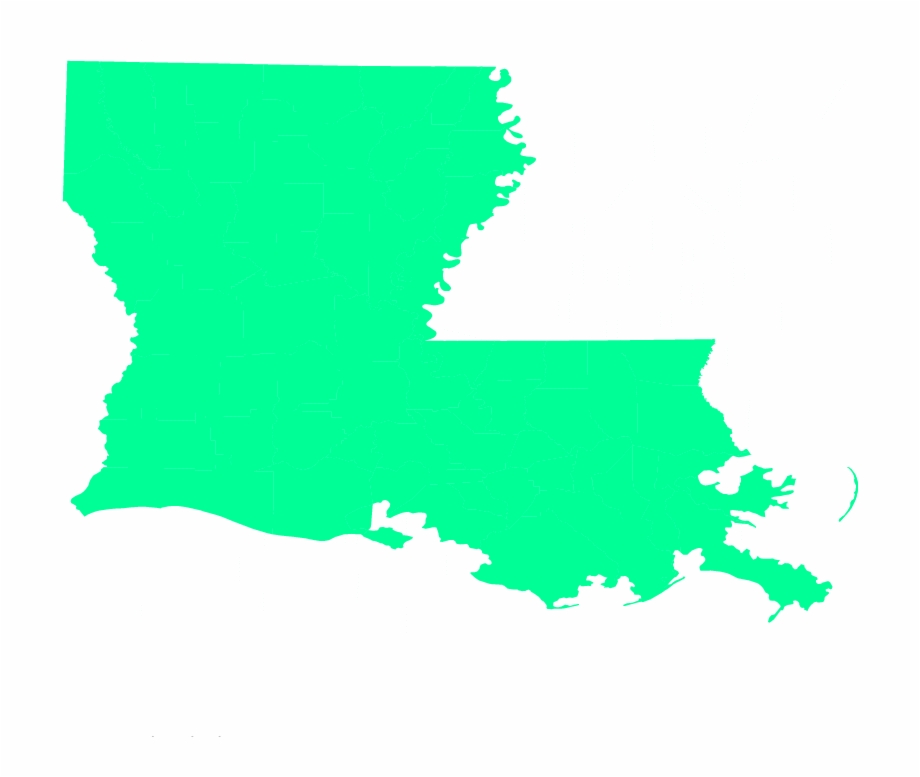 Louisiana Outline Vector At Collection Of Louisiana Outline Vector Free For 