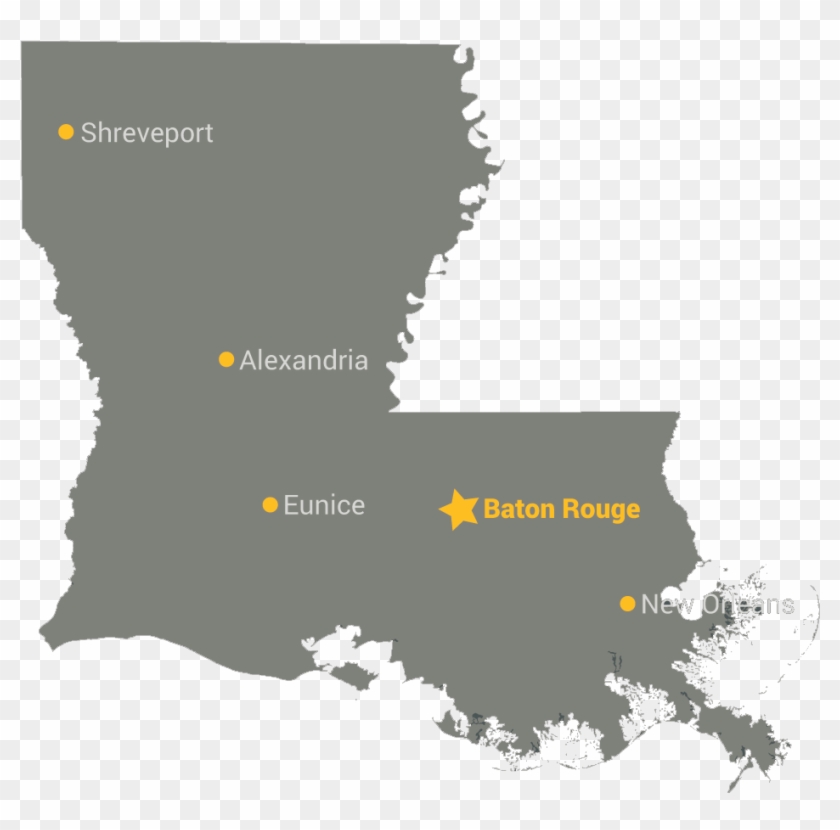 840x830 Louisiana State Map Outline Louisiana State University