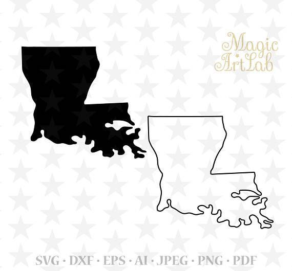 570x530 Louisiana State Louisiana Silhouette, Louisiana Vector