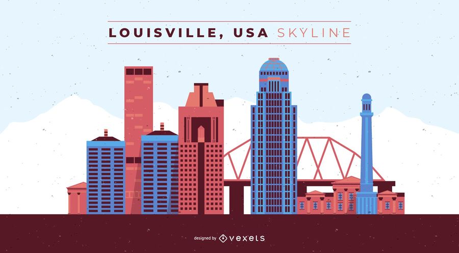 Louisville Skyline Vector At Collection Of Louisville