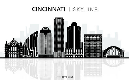 416x260 Black Skyline Vector Graphics To Download