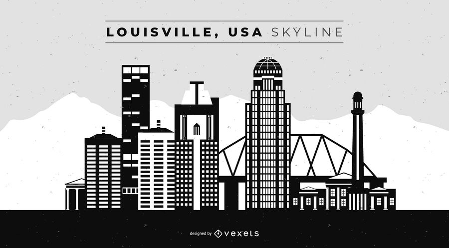 Louisville Skyline Vector At Collection Of Louisville