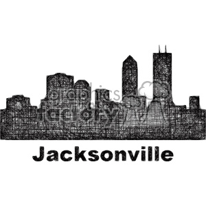 300x300 Black And White City Skyline Vector Clipart Usa Louisville