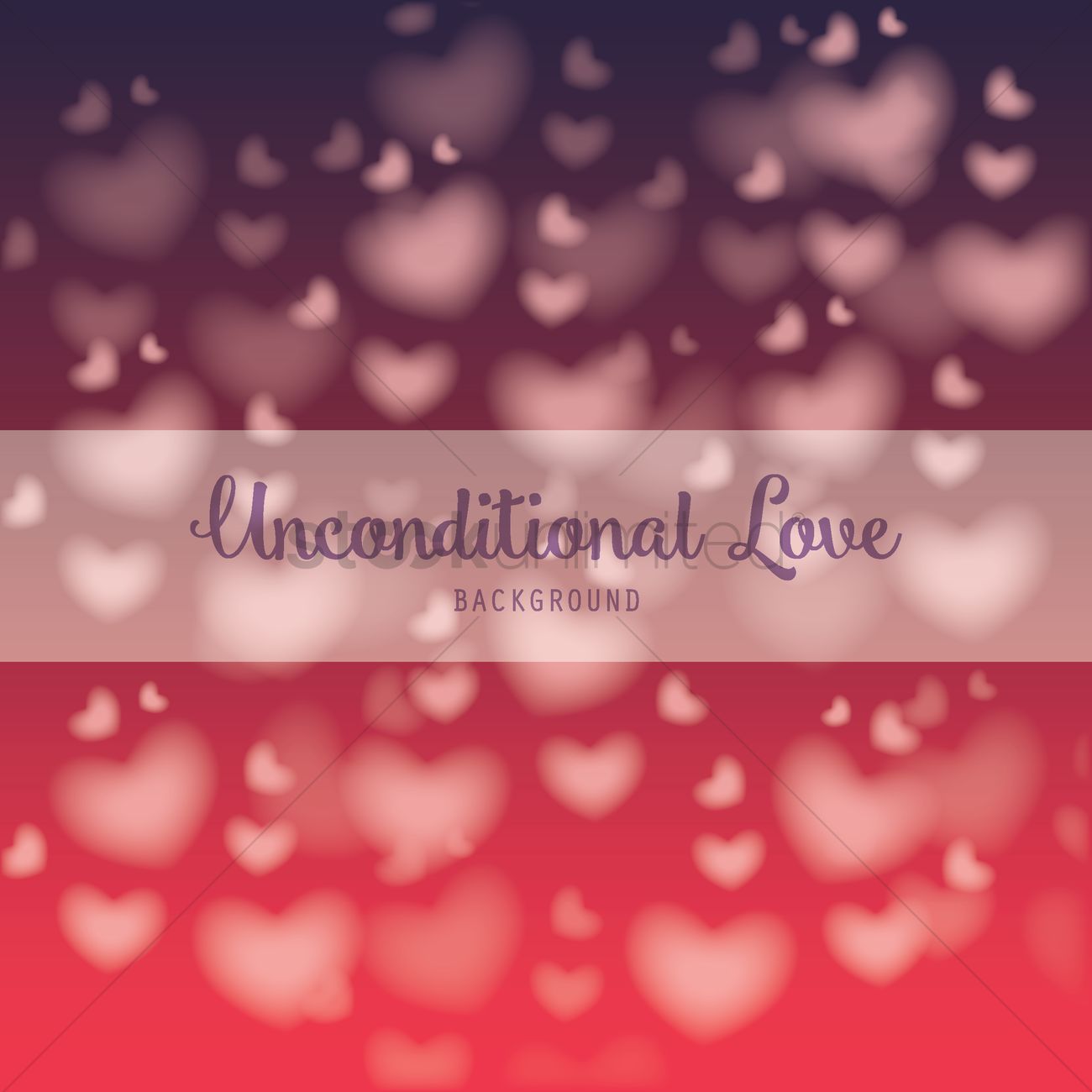 1300x1300 Unconditional Love Background Vector Image