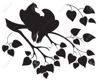320x265 Love Bird Silhouette Vector Crazywidow Info