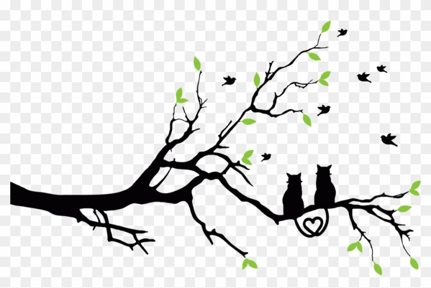 840x561 Tree Birds Vector Png