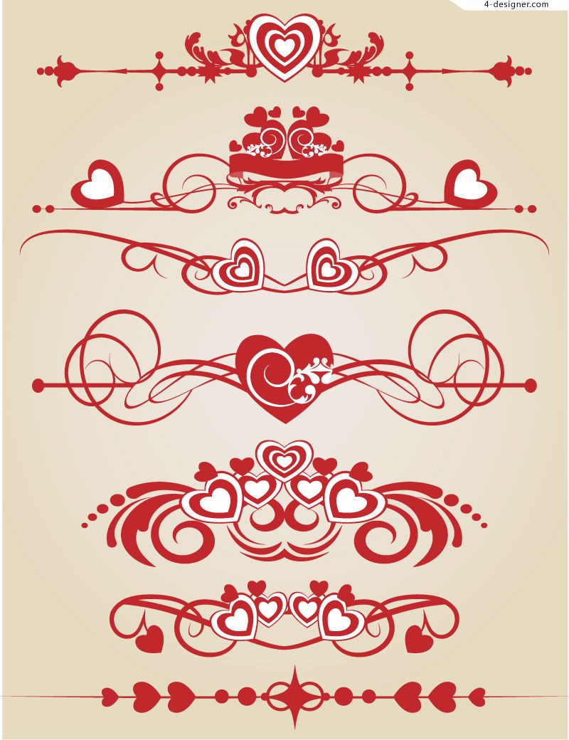 Love Border Vector