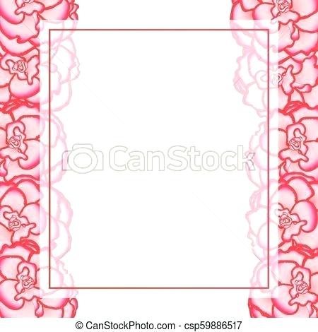 450x470 Border Flowers Vector Graphic Love