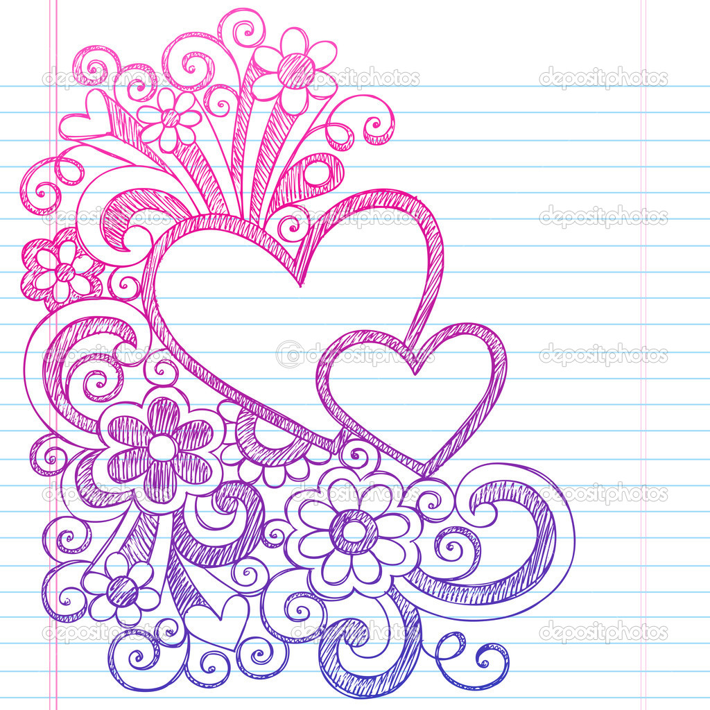 1024x1024 Depositphotos Love Hearts Frame Border Back To School Sketchy