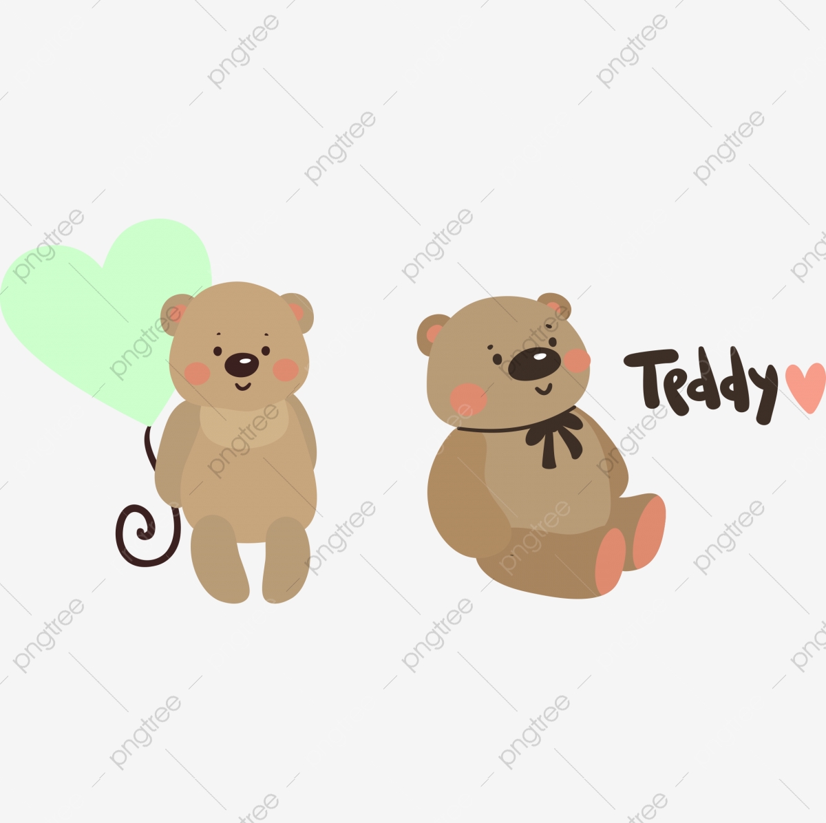 1200x1196 Love Teddy Bear Couple Vector Material, Lovers, Couple Bears, Love