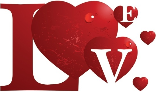 548x323 Love Free Vector Download