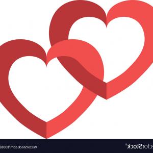 300x300 Double Heart Icon Love Design Graphic Vector Catchsplace