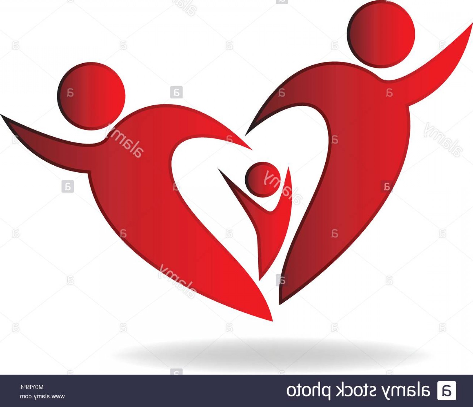 1560x1344 Stock Photo Family Heart Logo Vector Handandbeak